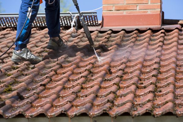 Tile Roof Power Washing